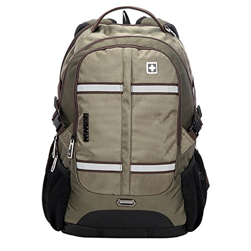Swisswin Rucksack Laptop 15 zoll Herren Damen Kinder Schule Freizeit 17 zoll Daypack Backpack Laptoprucksack Sportrucksack Schulrucksack Wanderrucksac