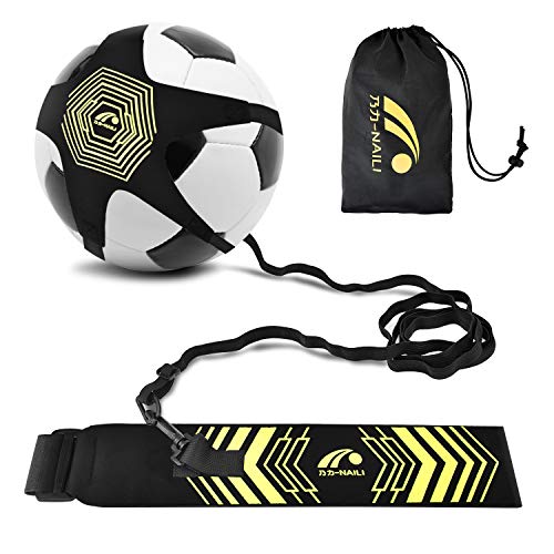 BROTOU Fútbol Trainer, Football Trainer Banda,Football Kick Trainer Banda elástica para entrenamiento de fútbol para Estudiante Niños Adultos (1 PACK)