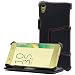 Produktbild MANNA Sony Xperia XA Hülle, Lederhülle Tasche Handyhülle | Case aus Nappaleder mit Standfunktion | Sony Xperia XA Schutzhülle Leder