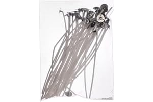 comforder 50 stoppini per candele, lunghezza 15 cm, stoppini in cotone per fai da te