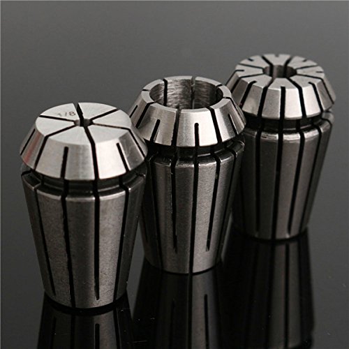 ChaRLes 3pcs ER20 3-12mm Spring Collet Set 1/8-1/2 Inch Chuck Collet for CNC Milling Lathe Tool