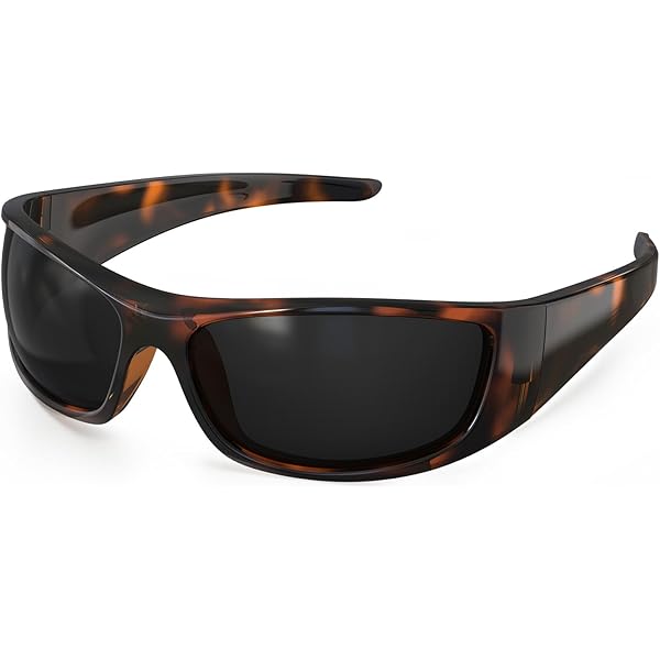 FIMOSON Occhiali da guida notturna per uomo e donna, occhiali da sole antiriflesso polarizzati HD per visione notturna, montatura grigia trasparente A03/lente gialla per visione notturna