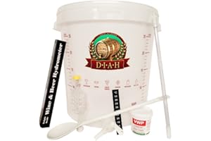 DIAH DO IT AT HOME Beer & Wine Making Starter Kit - Basic Equipment - All You Need in One Box Homemade Beer & Wine Home Brewing