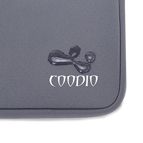 Coodio® Universal 13.3 Zoll Laptophülle Aktentasche Handtasche + Zubehör Tasche für Apple Macbook Air, Macbook Pro Retina (Fit all 13.3 inch ultrabook laptop notebook) – Farbe Grau - 7