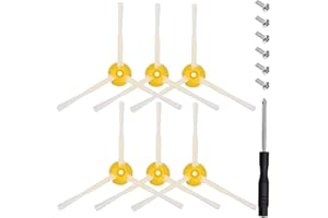 APZOVO 6Pcs Cepillos para iRobot Roomba 500 600 700 800 900 Serie, Cepillo Lateral Accesorios Recambios para iRobot Roomba 600 700 800 900 Serie