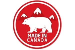 STICKER COLLECTIVE Made in Canada Bear Sticker Flag Bumper Water Proof Vinyl