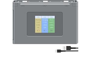 XITAIAN Hub de Carga Inteligente de 3 Canales para dji Mini 2/4K/SE/2 SE Pantalla Digital de protección Inteligente de Alta Velocidad, Corriente adaptativa y Puertos Dobles Tipo C