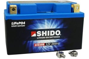 SHIDO LTZ10S LION -S- Batterie Lithium, Ion Blau (Preis inkl. EUR 7,50 Pfand)