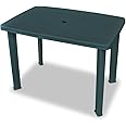Ipae-Progarden S.P.A. 78008 Tavolo Rettangolare 101 x 68 x 72 cm Faretto Verde, Resina