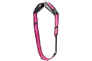 PFIFF 004218 with Fringe Ceiling/Lunging Roller with Leather Cushion Small Black/Pink