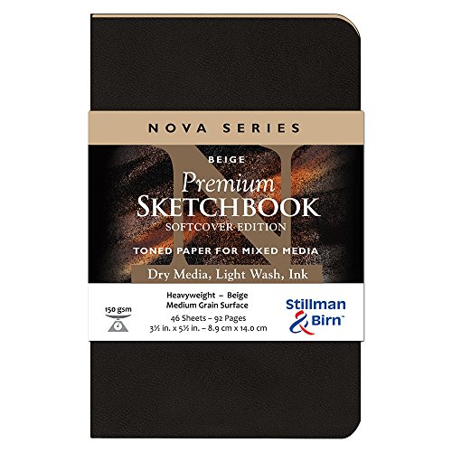 Stillman & Birn Nova Softcover Sketchbook, Beige, 3.5x5.5 Inches