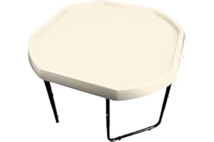 SIMPA Medium Cream 70cm Plastic Activity, Sand & Water Mixing Play Tray with Stand Adjustable to 3 Heights.