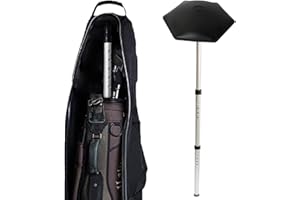 ASDMM Golf Travel Club Bag Support Rod, Aluminum, Adjustable Telescopic Golf Trip Cover Support System Pole