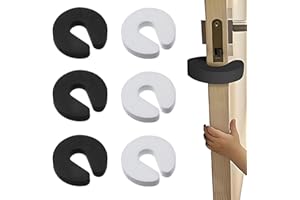 QOWUXHZ 6 Pcs Protector Puertas Bebe Tope De Seguridad Para Puerta Infantil Protección Contra Pinzamientos Para Puertas Espuma De Espuma Protección Contra Pinzas Para Niños Y Bebés Extra Suave Y Flexi