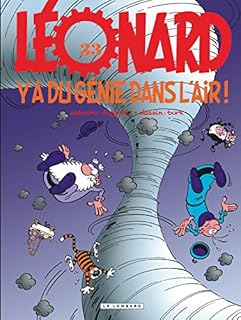 jaquette livre Léonard, tome 33 : Y a du génie dans l'air !