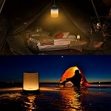 Bluetooth Lautsprecher-Lampe, Homecube LED Nachttischlampe mit Drahtlosen BT Lautsprecher Berührungsempfindliche Dimmable Tischlampe Nachtlicht mit TF-Karte, unterstützt AUX, Freisprechlautsprecher, Metallgriffe für Kinderzimmer, Party, Camping im Freien - 9