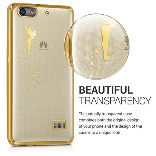 kwmobile Elegante y ligera funda Crystal Case Dise o hada para Huawei G Play Mini en oro transparente reviews kwmobile Elegante y ligera funda Crystal Case Dise o hada para Huawei G Play Mini en oro transparente