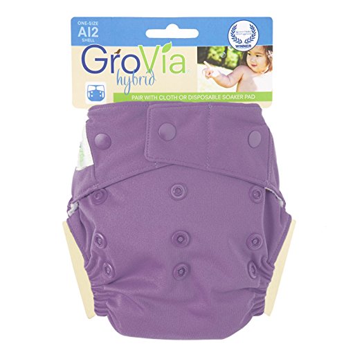 GroVia Snap Diaper Shell System, Blackberry