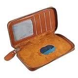 Exquisite shell style with smooth corners. Slots structure: many card slots, photo slot and pocket.