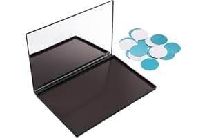 ‎ALLWON Allwon Medium Leere Magnetische Kunststoff Lidschatten Make-up Palette mit 15Pcs Klebende Leere Palette Metall Aufkleber für Lidschatten Lippenstift Blush Pulver