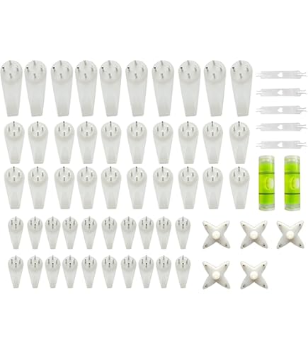 Fischer Photo Claw, Photo Hooks In White, Mounting Without Drilling And Tools, The Better Nail, Wall Hook For Attaching Photos, Decoration, Watches, Etc., 8 Pieces - View #6