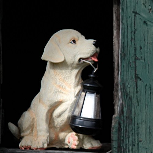 Globo Solar Außenleuchte Kunststoff Hund braun-weiß1 x LED weiß, 24.5 x 16.5 cm, H: 26.5 cm, 33372 - 2