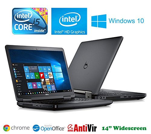 Dell Latitude E-Series Laptop - Core i5 2 5GHz - Win10 - 500Gb - 4Gb - HDMI - Webcam - Comes Boxed