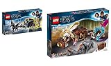 Lego Harry Potter - Phantastische Tierwesen 2er Set: 75951 Grindelwalds Flucht + 75952 Newts Koffer der magischen Kreaturen - Steinchenwelt