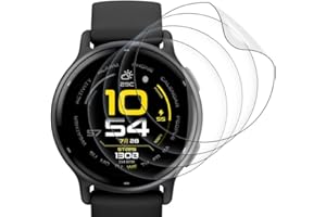 Rcokas [4 Stück für Garmin Vivoactive 5 Folie Garmin Vivoactive 5 Schutzfolie Garmin Vivoactive 5 Schutz Garmin Vivoactive 5 Displayschutz [Soft TPU][HD Displayschutzfolie][Anti-Kratzer][Ultra-klar]