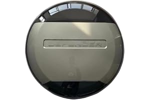 FENQING-Y Cubierta de neumático de repuesto de plástico ABS compatible con Land Rover Defender 90 110 130 2020 2021 2022 2023, verde Panaea brillante