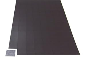 FIRST4MAGNETS MagFlex® Self Adhesive Flexible Magnetic Squares for Creating Magnetic Pictures, Artwork, Signs or Displays - 25mm x 25mm - 96 per A4 Sheet - Pack of 20