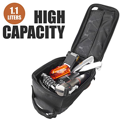Ibera Fahrrad-Rahmentasche, Lenkertasche, Handytasche für 6″ Bildschirm, Top Tube Bag for 6″ Cell Phone Screens - 4