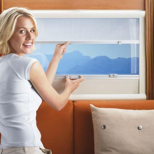 Preisvergleich Produktbild Mini Kassetten Rollo 1480x750 polarweiss Ausführung->1480x750