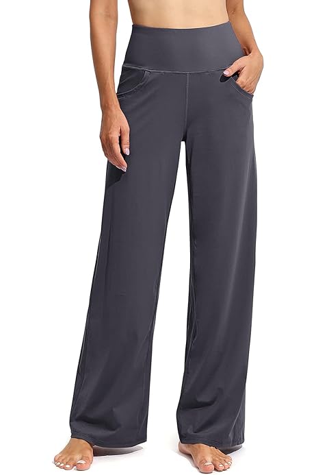 Promover Leggings Yoga Donna Eleganti - Pantaloni Elastici Sportivi Con Tasca Per Fitness, Palestra E Vita Quotidiana - Foto 5