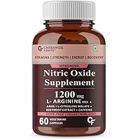 Carbamide Forte L Arginine Capsules 1200mg Nitric Oxide Supplement for Men with AAKG, L Citrulline, Beet Root Powder…