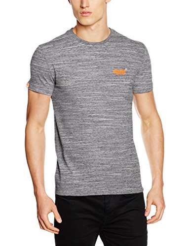 Superdry Herren T-Shirt Orange Label Vintage EMB Tee, Grigio (Tidal Space Dye), XX-Large Superdry Herren T-Shirt Orange Label Vintage EMB Tee, Grigio (Tidal Space Dye), XX-Large