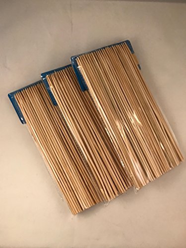 100 x Schaschlikspieße Holzspieße 20 cm Bambus Grillspieße Fleischspieße Holz