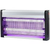 30 Watt Purple Light New Generation Fly Killer 2x15W Cizz Mosquito Destroyer with 2 Lamps Hanging on the Ceiling