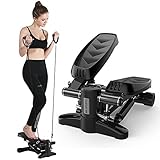 Der Swing Stepper ist mit einem Trainingscomputer mit einer Vielzahl von automatischen Schaltanzeigewerten wie Trainingszeit, Schritten pro Minute und verbrannten Kalorien ausgestattet.
