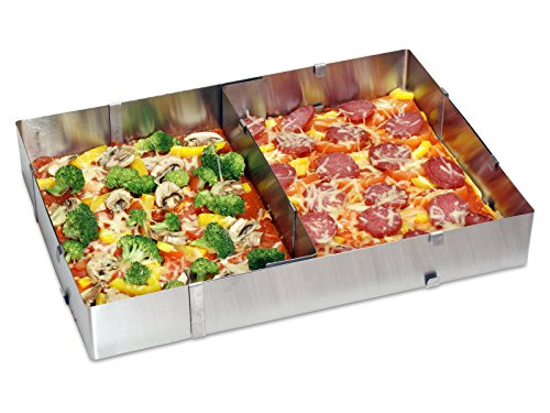 chg 9754-00 Kuchen-/Pizzarahmen mit Teiler / Höhe: 5,0 cm / Länge und Breite variabel - 4