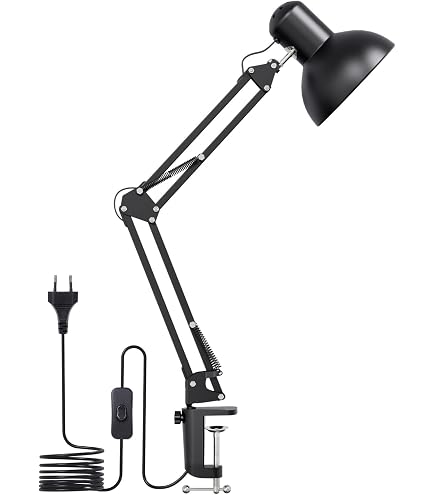 Presa E27 Clip Per Luce Flessibile A 3 Teste Con Interruttore On/off Portalampada Per Lampada Da Tavolo Base Per Lampadine Per Coltivazione Di Piante A LED Spina UE/USA - 9