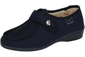DOCTOR CUTILLAS Zapatilla Velcro con Pala de Licra Muy comodas y Anchas Hechas EN ESPAÑA