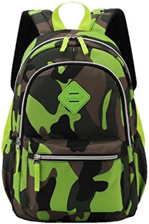 MATMO Tactical Student Backpack School Bag for Kids Boys Girls as Military Fans (S, Green)