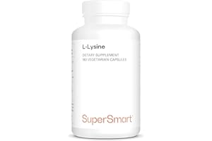 L-Lisina - Amminoacido Essenziale - Per il Supporto Muscolare e la Produzione di Collagene - 180 Capsule Vegetali - Vegan - SuperSmart