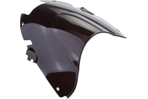 ‎B BAOSITY B Baosity Motorrad Windschutzscheibe Spoiler Windschild Zubehör für Honda VTR 1000F 1997-2005 - Schwarz