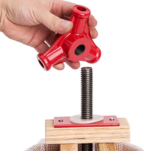 TecTake Saftpresse Obstpresse mechanische Presse inklusive Pressnetz 12 Liter - 5