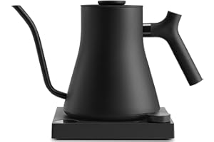 Bollitore elettrico a collo di cigno Fellow Stagg EKG Pro - Caffè pour over e tè, Riscaldamento rapido, Regolazione precisa della temperatura, EU nero opaco