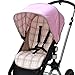 Poplico Reversible Seat Liners for All Buggies (Rose/ Pink)