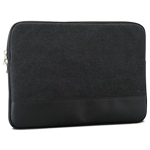 MacBook Pro 13  2016  H  lle Anthrazit-Schwarz - Johnny Urban Canvas Laptop Sleeve Laptoptasche H  lle f  rs MacBook Pro 13  Dell XPS 13   11   12 Zol