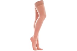 TOROS-GROUP Bas de contention graduées médicales (16-18 mmHg, 140 Denier, Classe 1) Beige Small